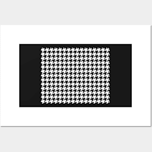 abstract black white geometric Posters and Art